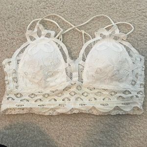 White bralette